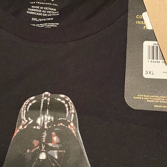 LEVI’S STAR WARS DARTH VADER LIMITED ED T-SHIRT - Picture 12 of 12